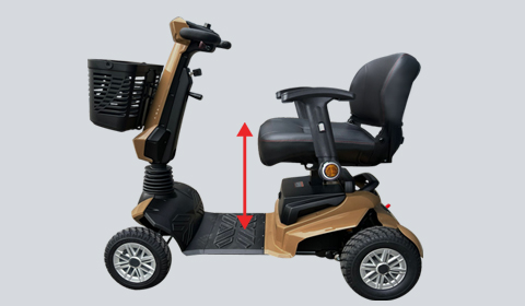Colonne de siège réglable pour Zen scooter